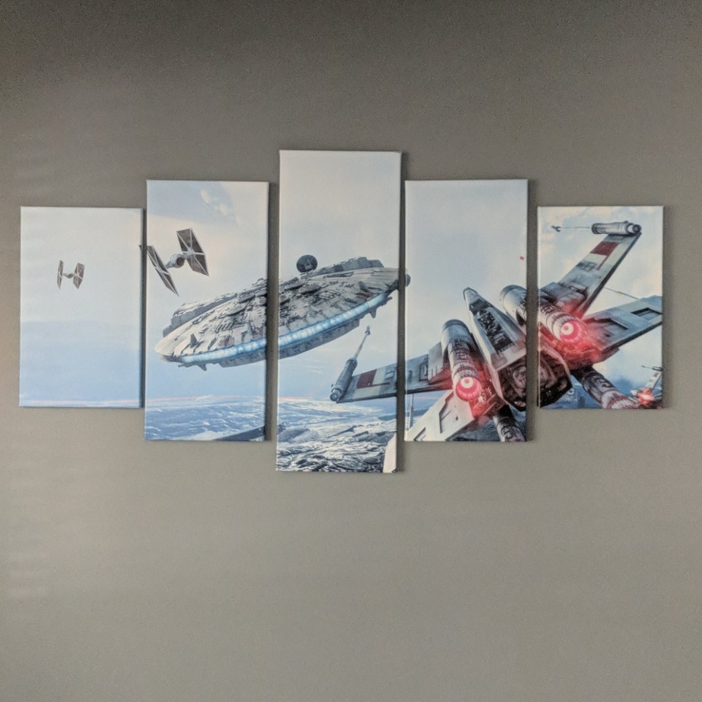 Star wars 5 piece panel